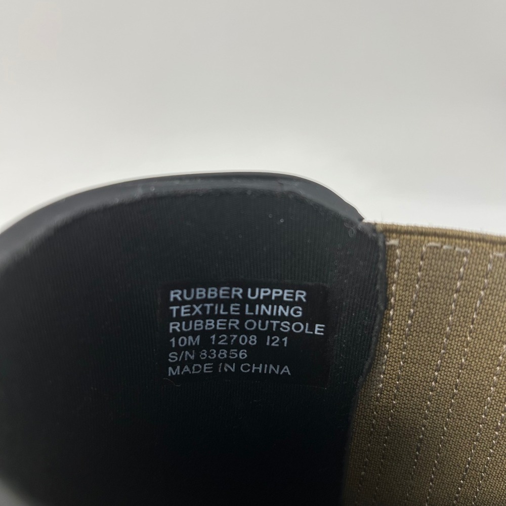 Tory Burch Foul Weather Hurricane Rain Boots Women's Size 10 Black - Picture 5 of 9